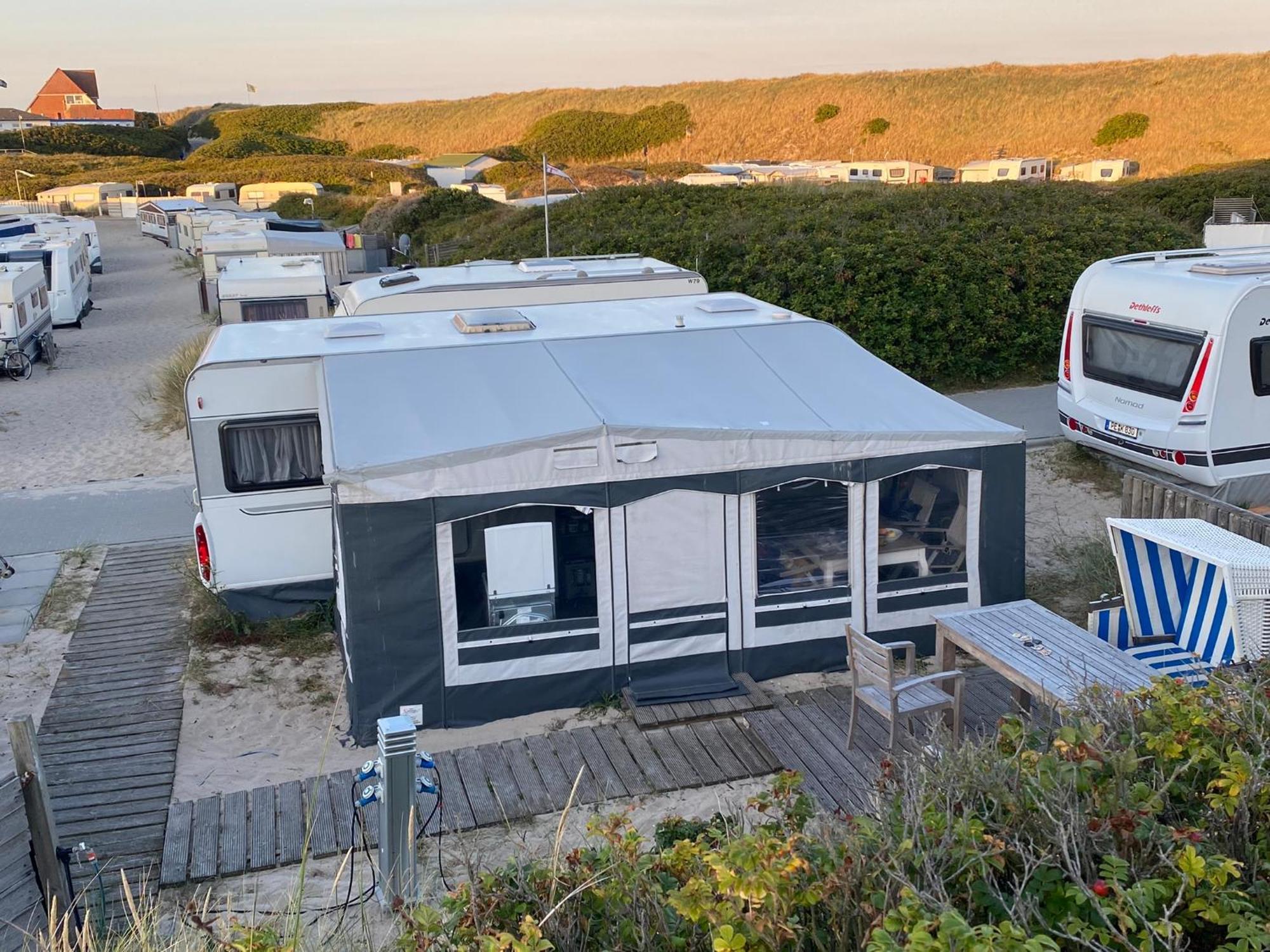 Wohnwagenvermietung Hoernum / Sylt Eksteriør bilde